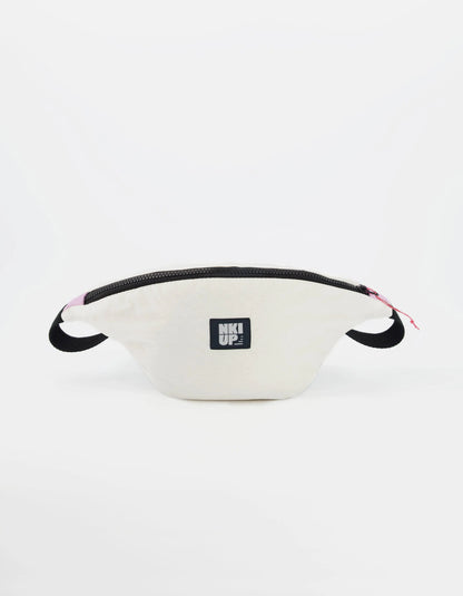 Sac banane Aéro molletonnée blanc et lilas