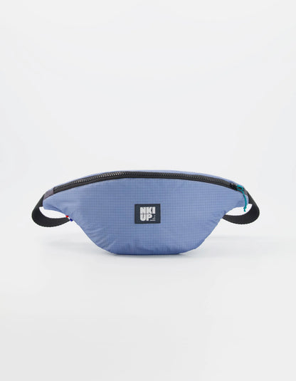 Sac banane Aéro molletonnée bleu et noir