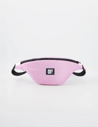 Sac banane Aéro molletonnée lilas et blanc