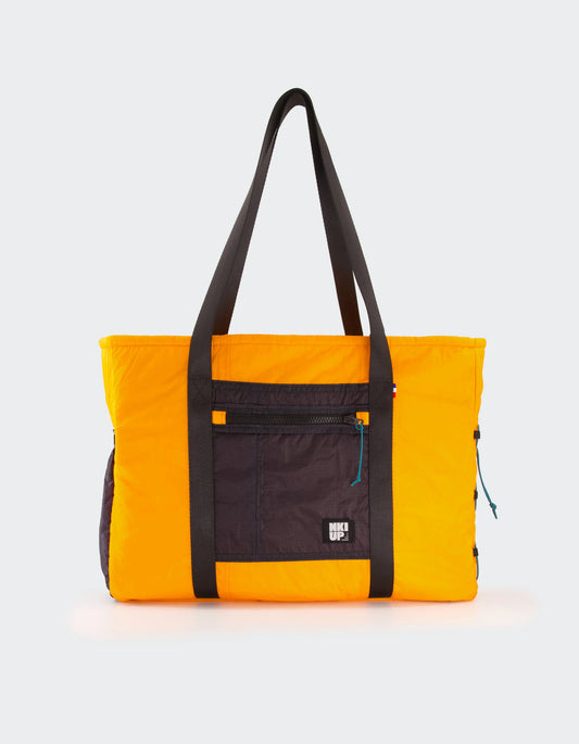 Cabas Boréas orange et noir